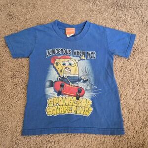 Vintage Nickelodeon Sponge Bob Boys 4 tshirt